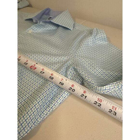 TailorByrd Shirt 15 32/33 Size M Plaid Button Up Long Sleeve Classic Fit - Picture 7 of 11